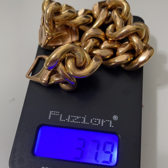 Roberto Coin 16mm Curb chain Cuban Link Bracelet - Picture 6 of 6